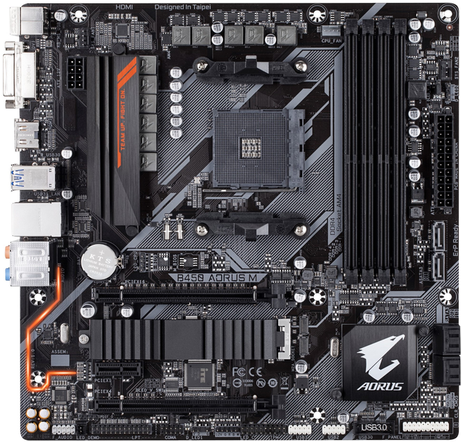Материнская плата Gigabyte B450 Aorus M (sAM4, AMD B450, PCI-Ex16 ...