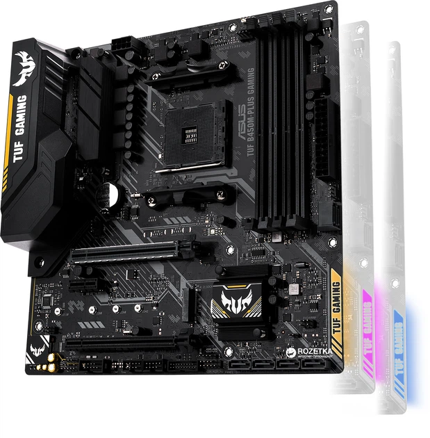 Материнская плата Asus TUF B450M-Plus Gaming (sAM4, AMD B450, PCI
