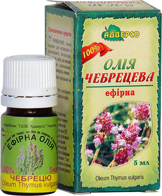 Олія ефірна Адверсо Чебрецю 5 мл (4820104011148) - зображення 1