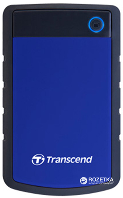 Жорсткий диск Transcend StoreJet 25H3P 4TB 5400rpm 8MB TS4TSJ25H3B 2.5 USB 3.1 External Blue - зображення 1