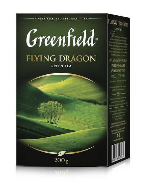 Зеленый чай Greenfield Flying Dragon 200 г (4823096801131) – ROZETKA ...