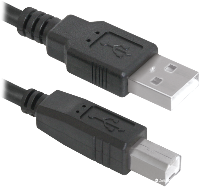 Кабель Defender USB04-10 USB2.0 AM-BM 3 м (83764) - зображення 2