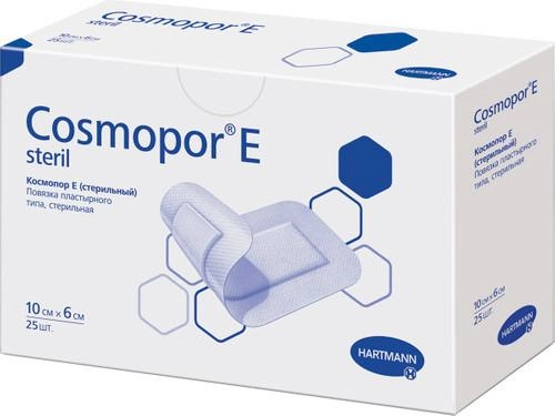 Повязка пластырная стерильная Cosmopor® E 10см x 6см, 1 шт - изображение 1