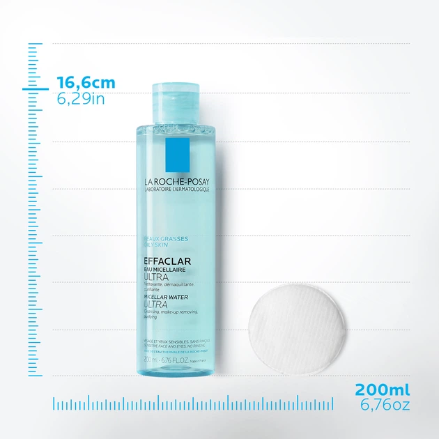 Płyn micelarny La Roche-Posay Effaclar dla skóry problematycznej 200 ml (3433422408357) - obraz 3