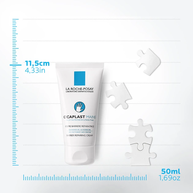 Крем La Roche-Posay Cicaplast відновлювальний для пошкодженої шкіри рук 50 мл (3337872414145) - зображення 5