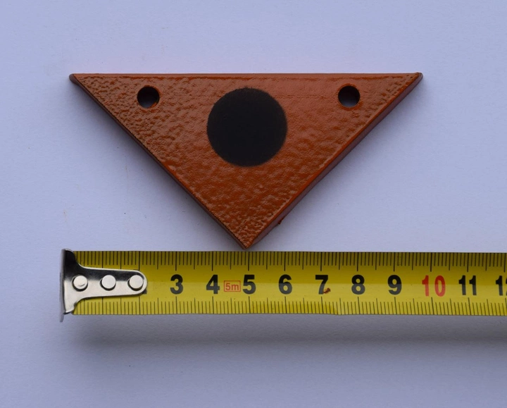 Гонг мишень 100х50 треугольник для мелкокалиберного Сателит (603) - изображение 2