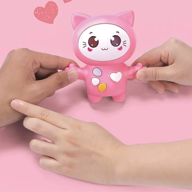 Интерактивная музыкальная игрушка Котик Link-link Cat Smart Baby Голубая - изображение 6