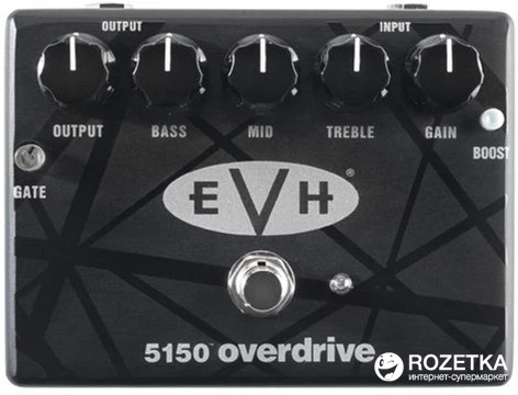 Педаль эффектов Dunlop EVH 5150 OverDrive - Фото 1 Педаль эффектов Dunlop EVH 5150 OverDrive - изображение 1