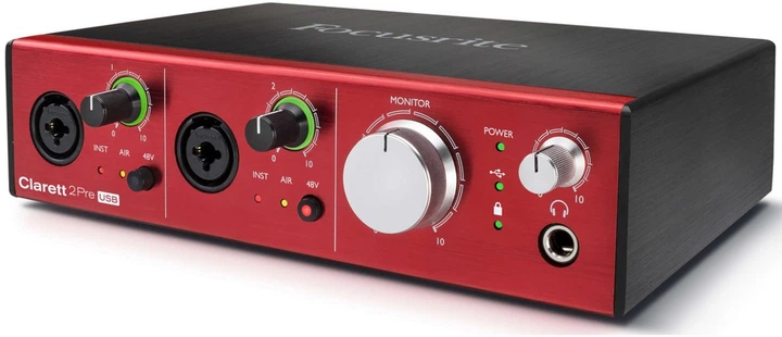 Аудіоінтерфейс Focusrite Clarett 2Pre USB (226750) - зображення 3