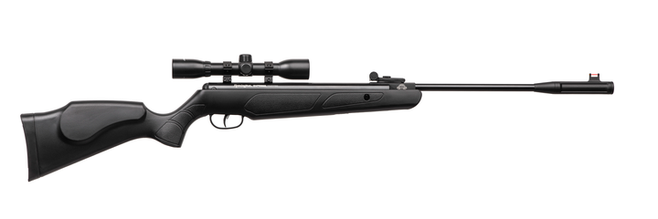 Пневматична гвинтівка Crosman Remington Expres Hunter кал.4.5 мм з прицілом 4x32 Crosman Чорний - зображення 1