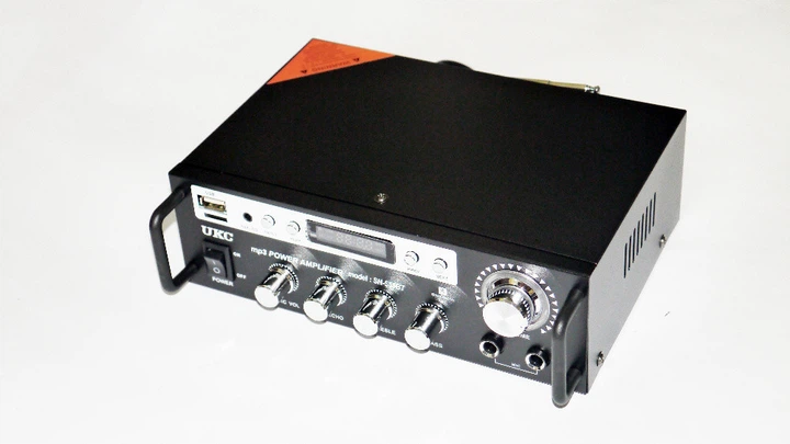 Підсилювач звуку UKC SN 555 BT з радіо та Bluetooth - зображення 2