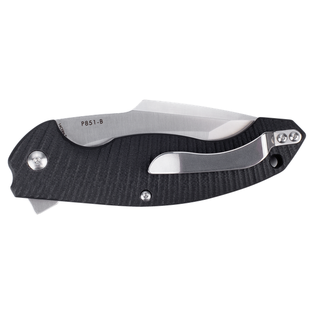 Складной туристический нож Ruike P851-B, (8.9 см) 14C28N / G10 черный - изображение 2