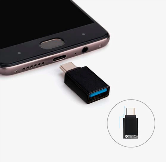 Адаптер Lapara USB Type-C Male - USB 3.0 Female OTG (LA-MaleTypeC-FemaleUSB3.0 black) - изображение 6