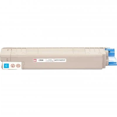 Тонер-картридж BASF OKI C810 Cyan 44059119/44059107 (KT-C810C) - изображение 2