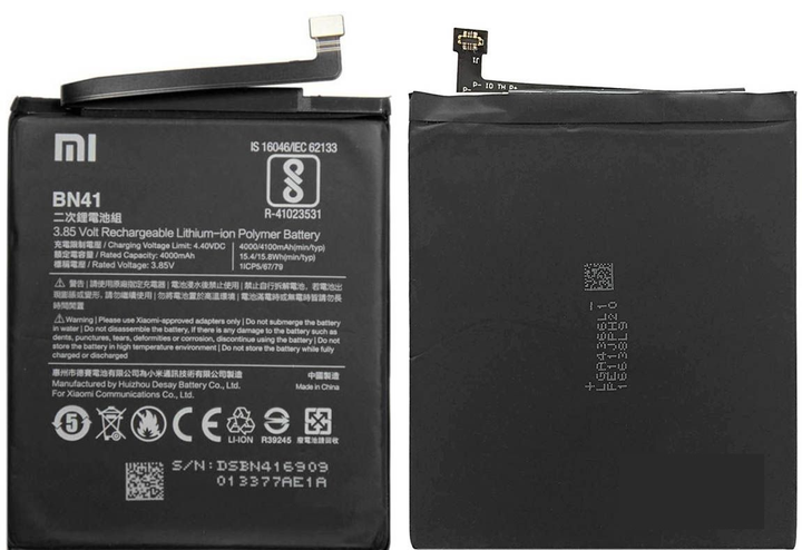 Аккумулятор (батарея) Xiaomi BN41 Redmi Note 4 Original (PRC) – низкие ...