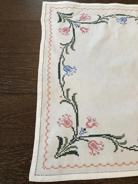 Скатерть Kaanni скатерть 60х60 Білий - изображение 3