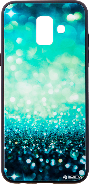 Акція на Панель Dengos Back Cover Glam для Samsung Galaxy A6 2018 (A600) М\'ятно-блакитний калейдоскоп (DG-BC-GL-30) від Rozetka