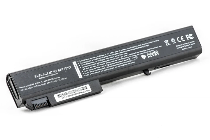 Акумулятори PowerPlant для ноутбуків HP EliteBook 8530 (HSTNN-LB60, H8530) 14.4V 5200mAh - Фото 1 Акумулятори PowerPlant для ноутбуків HP EliteBook 8530 (HSTNN-LB60, H8530) 14.4V 5200mAh - зображення 1