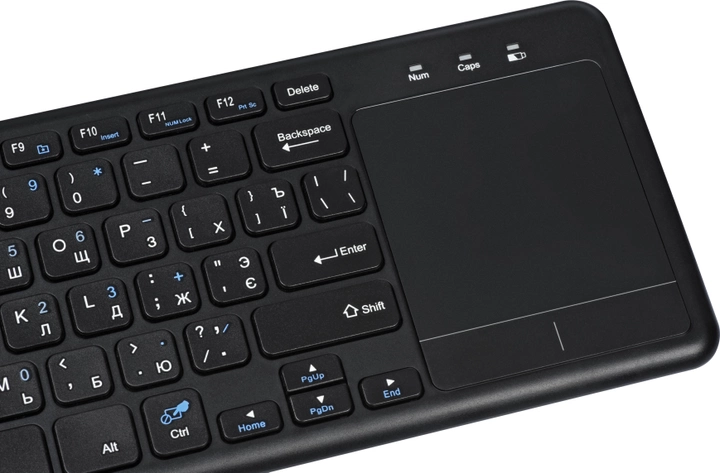 Клавиатура 2E Touch Keyboard KT100 WL Black (2E-KT100WB) - изображение 2