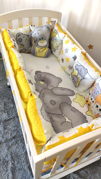Бортик в кроватку Happy Baby Milky | Магазины Piccolo в СПб