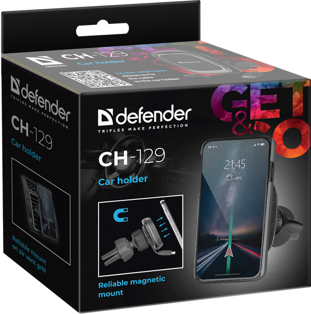 Автотримач для телефона Defender CH-129 Black (29129) - зображення 9
