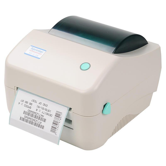 Термопринтер для печати этикеток Xprinter XP-450B (Гарантия 1 год) Grey - изображение 1
