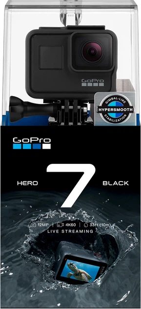 Видеокамера GoPro HERO 7 Black (CHDHX-701-RW) – фото, отзывы