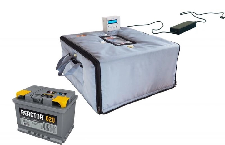Інкубатор для яєць Broody Micro Battery 50 з регулятором вологості і можливістю резервного живлення - зображення 1