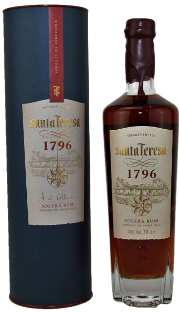 Ром Santa Teresa 1796 0.7 л 40% в подарочной упаковке