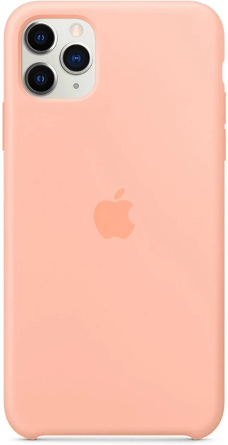 Панель Apple Silicone Case для Apple iPhone 11 Pro Max Grapefruit (MY1H2) - зображення 2