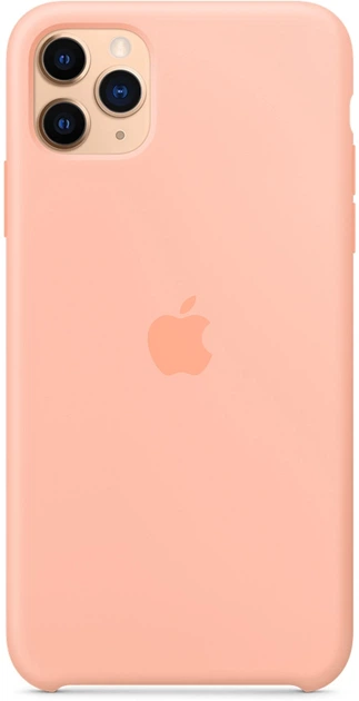 Панель Apple Silicone Case для Apple iPhone 11 Pro Max Grapefruit (MY1H2) - зображення 4