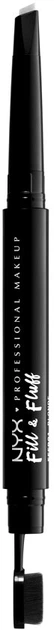 Олівець-помада для брів NYX Professional Makeup Fill & Fluff 09 Clear 0.2 г (800897203788) - зображення 2