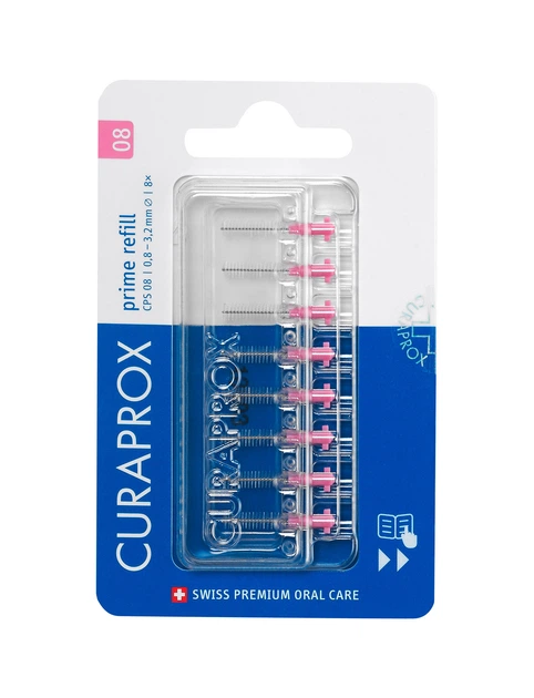 Zestaw szczoteczek międzyzębwych Curaprox Prime CPS08 Różowy 8 szt (7612412426533) - obraz 2