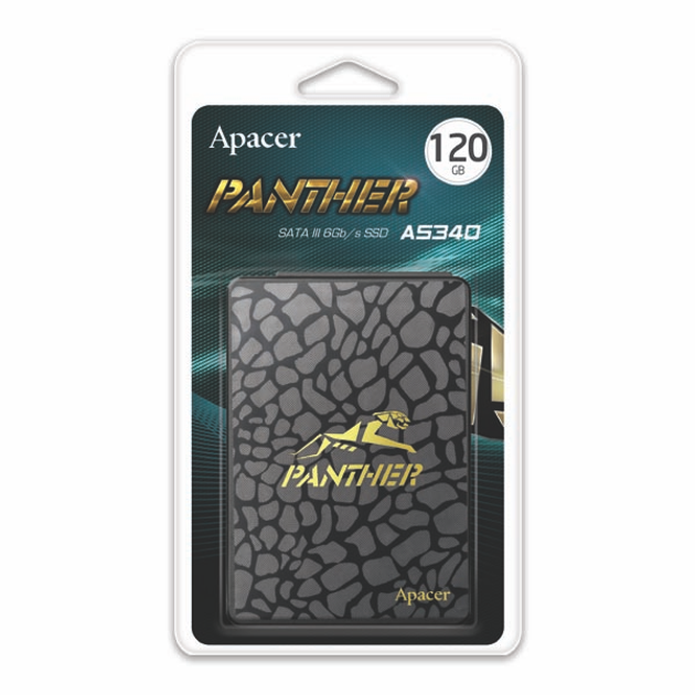 Накопичувач SSD Apacer AS340 Bulk 120Gb 2.5" SATA III (6Gb/s) 3D TLC ...
