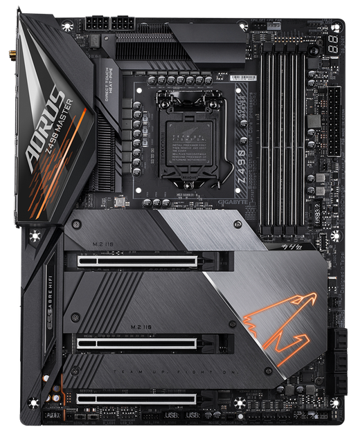 Материнская плата Gigabyte Z490 Aorus Master (s1200, Intel Z490, PCI ...