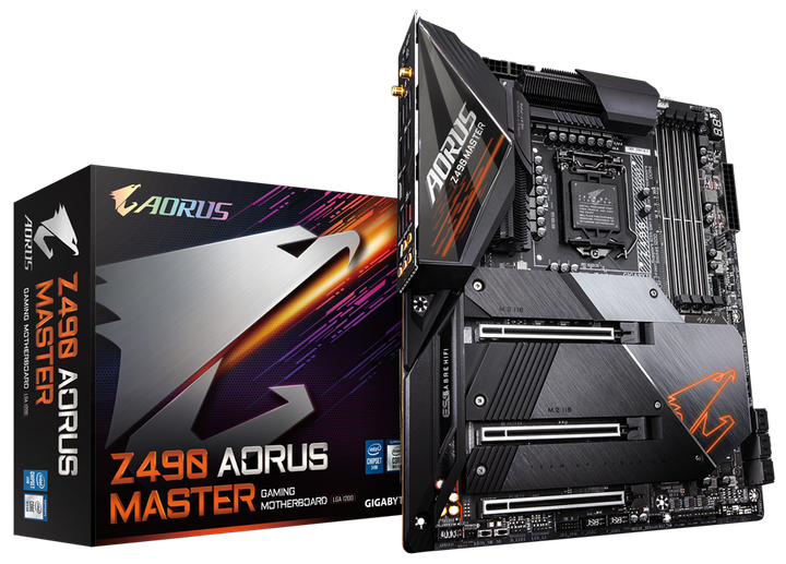 GIGABYTE Z490 AORUS MASTER CPUセット Материнская плата Gigabyte Z490 Aorus Master (s1200, Intel Z490