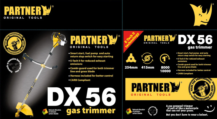 Бензокоса Мотокоса Триммер PARTNER DX56 - изображение 3