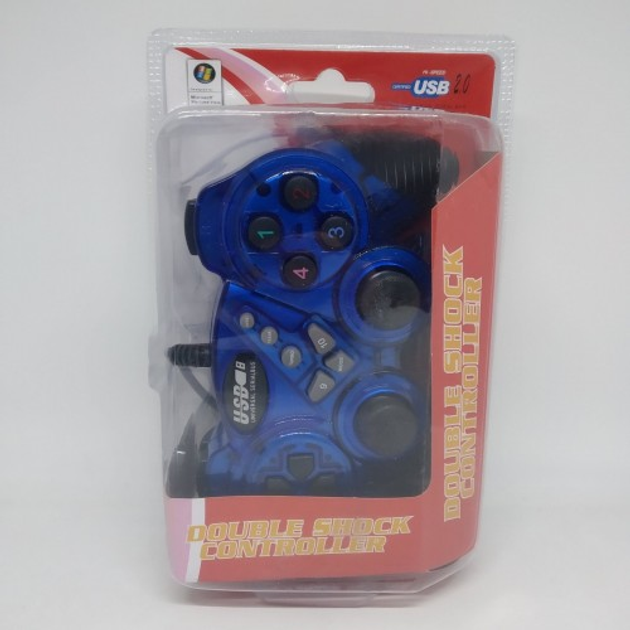 Игровой манипулятор TURBO USB GAMEPAD DJ-906 джойстик для ПК Синий ...