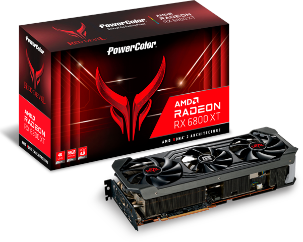 グラフィックボード・グラボ・ビデオカード PowerColor RX 6800 XT Red Devil 16GB OC Видеокарта Powercolor PCI-Ex Radeon RX 6800 XT Red Devil 16GB