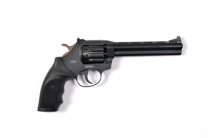 Револьвер под патрон Флобера Safari RF-461 cal. 4 мм пластиковая рукоятка, BLACK CERAKOTE - изображение 1