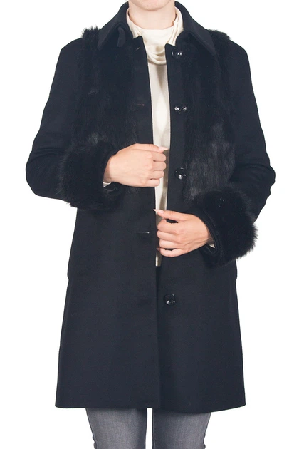 Пальто Patrizia Pepe 42 Черный (2S0988/A171-K103-42) - изображение 3