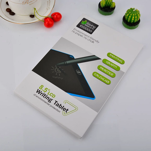 Дитячий планшет для малювання графічний зі стилусом Writing Tablet LCD 8.5" білий (E-18594) - Фото 7 Дитячий планшет для малювання графічний зі стилусом Writing Tablet LCD 8.5" білий (E-18594) - зображення 7