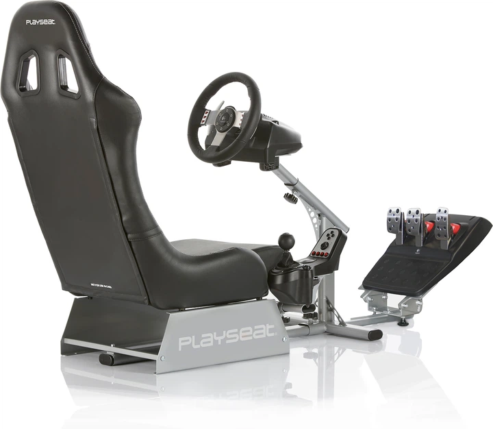Kokpit Playseat Evolution z kierownicą i mocowaniem na pedały, czarny (REM.00004) - obraz 5