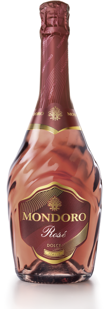 Вино ігристе Mondoro Rose рожеве солодке 0.75 л 9.5% (8004160223608) - зображення 1