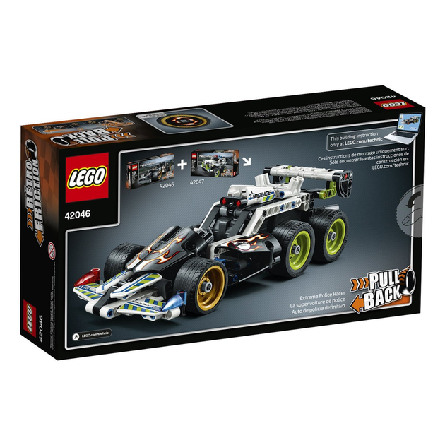 Конструктор JiSi Bricks «Гоночный автомобиль для побега» 3417 (Technic 42046) / 170 деталей