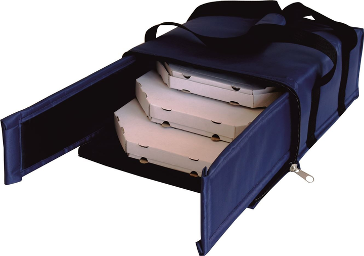 Термосумка для доставки пиццы БМпак на молнии 35х35х15см Темно синий ...