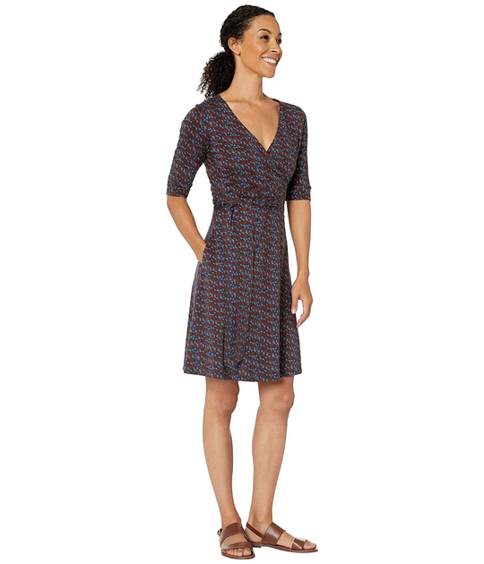 Cue wrap sale cafe dress