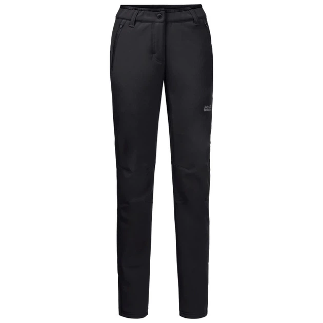 Штани утеплені ZENON SOFTSHELL PANTS WOMEN Jack Wolfskin 1505111-6000 40 Чорний (4055001928200) - Фото 1 Штани утеплені ZENON SOFTSHELL PANTS WOMEN Jack Wolfskin 1505111-6000 40 Чорний (4055001928200) - изображение 1