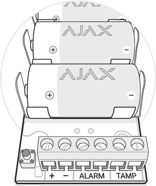 Ajax transmitter схема подключения