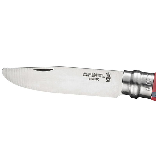 Нож складной Opinel 7 Junior Outdoor (длина: 185мм лезвие: 80мм) красный - изображение 2